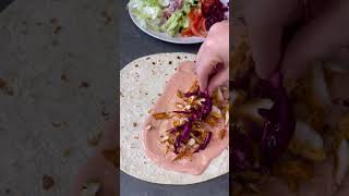 Chicken doner kebab recipe✨👇🏻 short shorts cookwithay [upl. by Johnathon968]