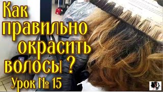 видео № 6615Обучающее видео  Как правильно окрасить волосы [upl. by Coonan]