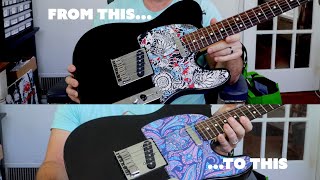 How to quickly swap out a telecaster pickguard [upl. by Sarine415]