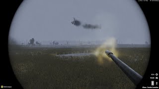 NATO Bradley Takes on attack Heli  ARMA Reforger [upl. by Puff]