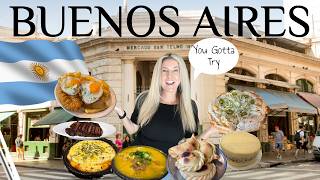 Top 8 Foods You MUST Try When Visiting Buenos 🇦🇷 Aires Argentina [upl. by Miriam]