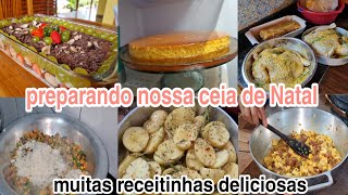 preparando nossa ceia de Natal muitas receitas deliciosas pra vocês se inspirarem [upl. by Aihsoek]