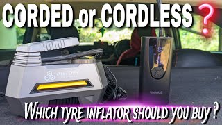 Ultimate Tyre Inflator Showdown Cordless Vs Corded  Which Is Best For Your Car 🚗💨 [upl. by Eelnayr]