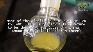 ChemPlayer ReuploadPropionic anhydride testing two preparation methods [upl. by Fagaly]