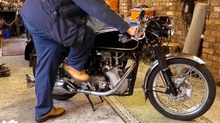 Starting Velocette Venom Clubman [upl. by Araeit107]