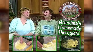 Making HOMEMADE PIEROGIES with Pattis 90 YearOld Grandma [upl. by Mendes]