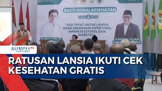 Bakti Sosial Hari Kesehatan Nasional Ratusan Lansia Ikut Cek Kesehatan Gratis [upl. by Leund]