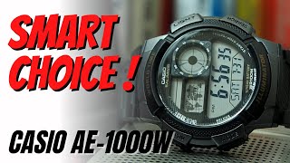 Casio AE1000W Complete Review Smart Choice  AE 1000W AE1000W AE1000W1AVDF [upl. by Koval672]