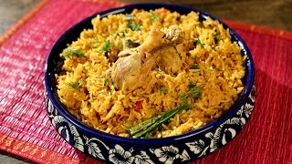 Chicken Pulao Recipe  How To Make Chicken Pulao At Home  Chicken Rice Recipe By Sneha Nair [upl. by Ettenil357]