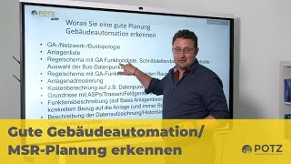 Woran Sie eine gute GebäudeautomationMSRPlanung erkennen [upl. by Lebar847]