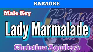 Lady Marmalade by Christina Aguilera Karaoke  Male Key [upl. by Isyad]