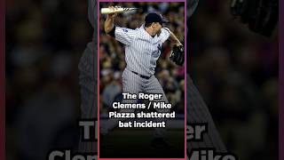 Oct 22 2000 – The Roger Clemens amp Mike Piazza shattered bat incident in the World Series [upl. by Mauve]