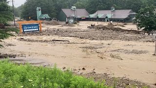 Catastrophic flooding across parts of New England [upl. by Marler]