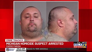 Michigan homicide suspect arrested in Caddo Parish [upl. by Ariane10]