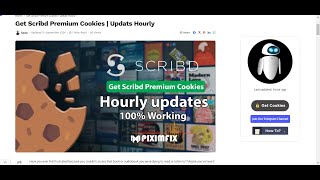 Get Scribd Premium Cookies  Updats Hourly [upl. by Arod]