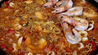 Fideua Traditional Spanish Dish [upl. by Merilee]