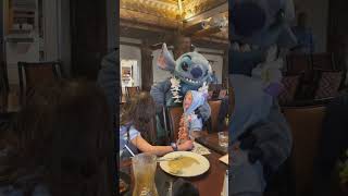 Ohana character breakfast at polynesianresort at disneyworld liloandstitch [upl. by Adnilak496]