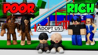 POOR Oders vs RICH Oders in Roblox Brookhaven [upl. by Euqinu864]