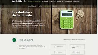 Tutorial Calculadora de Fertilizante Fertiberia [upl. by Htezzil]