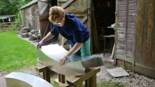 Building a water wheel Ep 7  The wheel sections [upl. by Gonagle]