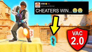 CHEATERS WIN WITH VAC ANTICHEAT  COUNTER STRIKE 2 CLIPS [upl. by Nosnaj]