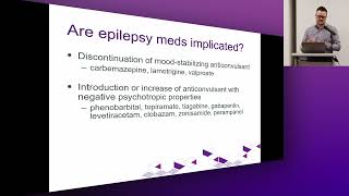 AProfessor Bradleigh Hayhow Depression – Rates and Treatment in Epilepsy Patients [upl. by Selden315]