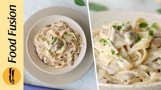 Cream Cheese Alfredo Pasta Recipe By Food Fusion [upl. by Sylera506]