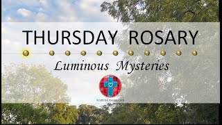 Thursday Rosary • Luminous Mysteries of the Rosary 💚 September 26 2024 VIRTUAL ROSARY  MEDITATION [upl. by Sension2]