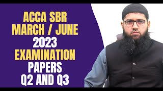 ACCA Strategic Business Reporting  SBR  March  June 2023 Past Paper [upl. by Anelehs]