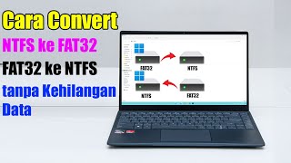 Cara Convert NTFS ke FAT32 tanpa Kehilangan Data [upl. by Amirak]