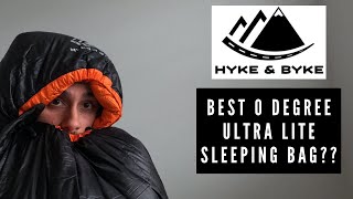 Hyke amp Byke Eolus Zero Degree Sleeping Bag [upl. by Hans647]