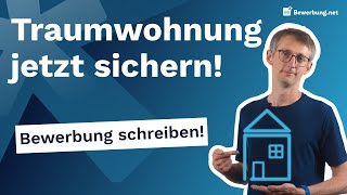 Bewerbung für eine Wohnung  Wohnungsbewerbung für die Mietwohnung [upl. by Einafets]