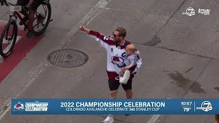 Gabriel Landeskog and baby Luke [upl. by Zoilla135]