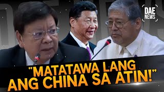 Rep Marcoleta Matatawa lang ang China sa atin  West Philippines Sea China Territory [upl. by Alfredo]