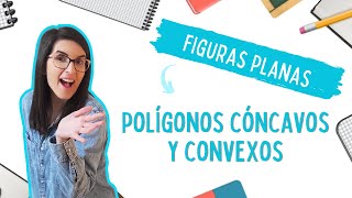 Polígonos cóncavos y convexos  MATEMÁTICAS FÁCILES ➡️ Figuras planas [upl. by Ahsirt]