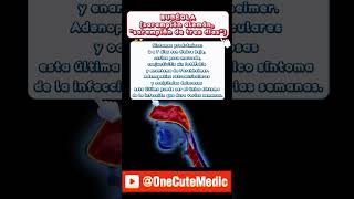 RUBÉOLA – SARAMPIÓN DE TRES DÍAS  OneCuteMedic [upl. by Nosreip662]