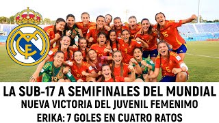 💜 CON 6 TITULARES DEL REAL MADRID LA SUB17 PASA A SEMIFINALES DEL MUNDIAL VICTORIA DEL JUVENIL [upl. by Anitnuahs732]