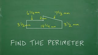 Find the perimeter of the figure – No Calculator [upl. by Lashondra]