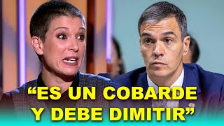 La socialista Beatriz Talegón ROMPE con Sánchez “Cobarde”  Risto PIERDE LOS PAPELES  Directo [upl. by Yasibit838]