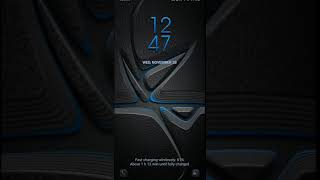 Samsung Galaxy ThemesFantasyBlue Animated Lockscreen [upl. by Ahsenev]