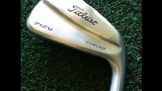 Titleist 2013 712U Forged Utility 2 Iron Golf Equipment Videos [upl. by Aihsilat321]