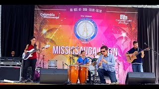 Carlos Bastidas Band performs at Mississauga Latin Festival 2015 [upl. by Onifur]