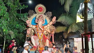 Juinagar Cha Maharaja Visarjan 2024 Navi Mumbai 🔥😱 [upl. by Tami]