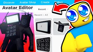 I Made The Most REALISTIC Titan TV Man Avatar Skibidi Toilet Roblox Avatar [upl. by Lynnette]