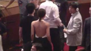 2011 BaekSang Awards 백상예술대상 하지원 무대 뒷모습 직캠 [upl. by Jarnagin]