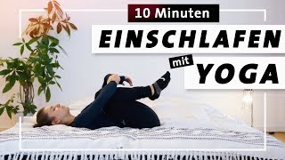 Mit Yoga Entspannt Einschlafen  Sanfte Abendroutine im Bett zum Loslassen amp Entspannen [upl. by Belmonte700]