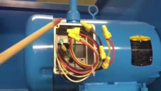 Changing voltage on a three phase motor [upl. by Rammaj]