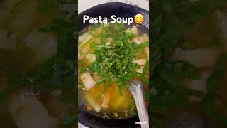 Steamy Hot Pasta Soup 🔥😋 shorts youtubeshorts asianfood streetfood [upl. by Eelaras95]