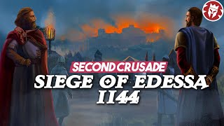 Fall of Edessa  Event Triggering the Second Crusade  Medieval History [upl. by Nov]