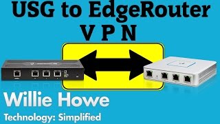 USG to EdgeRouter SitetoSite VPN [upl. by Ynohtnanhoj]